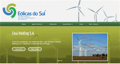 Desktop Screenshot of eolicasdosul.com
