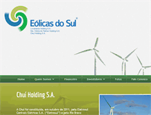 Tablet Screenshot of eolicasdosul.com